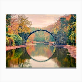 Bridge Over The River Canvas Print