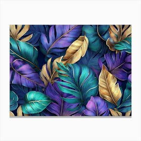 Tropical Leaves 3 Canvas Print