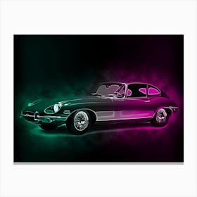 Jaguar E Type Canvas Print