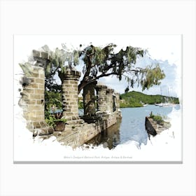 Nelson’S Dockyard National Park, Antigua, Antigua & Barbuda Canvas Print