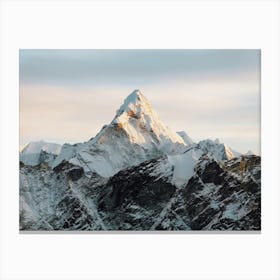 Cold Mountain Peak Canvas Print