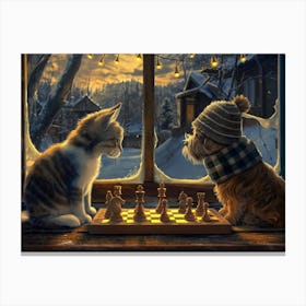 Chess Game Canvas Print