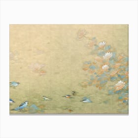 Chinese Birds And Flowers Canvas Print