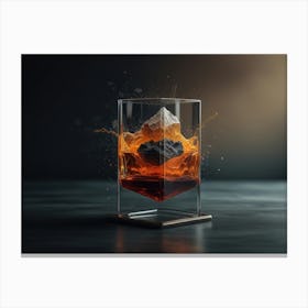 Cocktail In A Glass Canvas Print