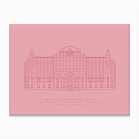 The Grand Budapest Hotel Canvas Print