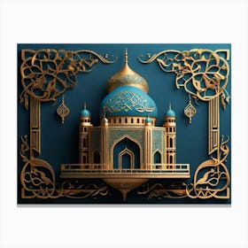 Islamic Mosque 17 Canvas Print