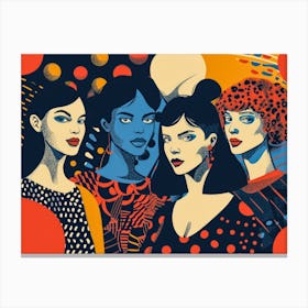 Group Of Women 3 Canvas Print