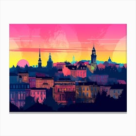 Lviv Skyline Canvas Print