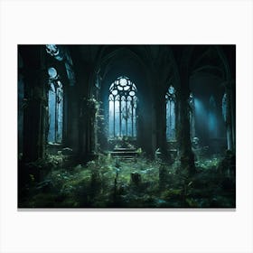 Church Of The Dead Paintings Art Print Canvas Print