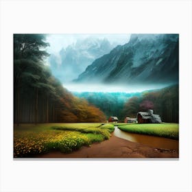 Landscape Painting 36 Canvas Print
