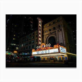 The Chicago Theater Canvas Print