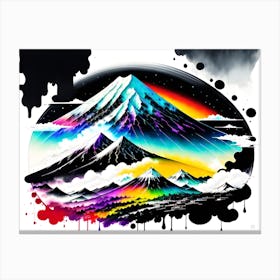 Rainbow Mountains 4 Canvas Print