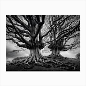 Two Trees Canvas Print