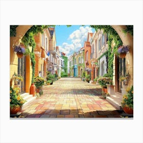 Street Scene 3 Canvas Print