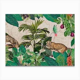 Wild Jungle Cats Canvas Print