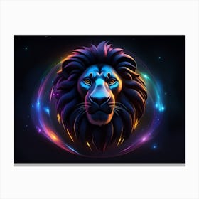 Lion Head 9 Canvas Print