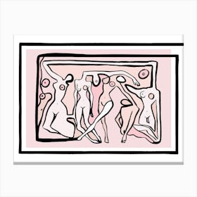 Psychedelic Nudes Canvas Print