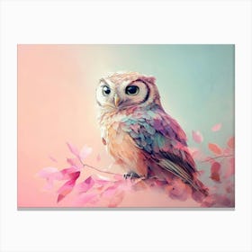 Owl Painting 2 Canvas Print