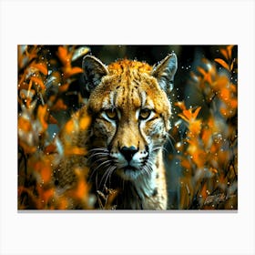 Wild Cat Jungle - Wildcat Hideaway Canvas Print
