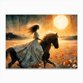 Creative Horse Beauty Illustration Nr 8 Canvas Print