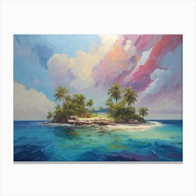 Island In The Sky 1 Canvas Print