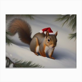 Christmas Animals 20 Canvas Print