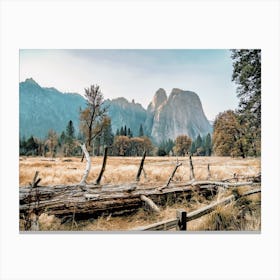 Yosemite Mountain Scenery Canvas Print