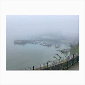 A misty Tenby Canvas Print