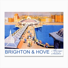 Brighton And Hove, Always In Season Canvas Print