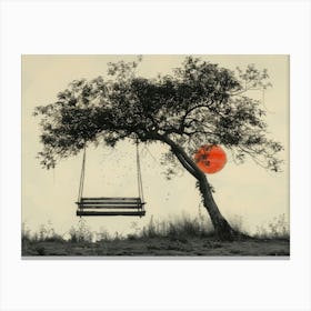 Swinging Tree Canvas Print