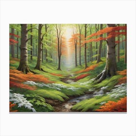 Walk In The Woods Canvas Print