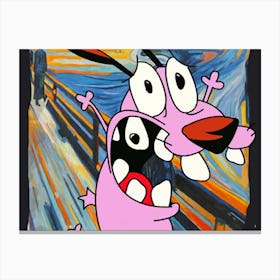 Courage the Cowardly Dog Canvas Print