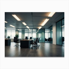 Office Stock Videos & Royalty-Free Footage 1 Canvas Print