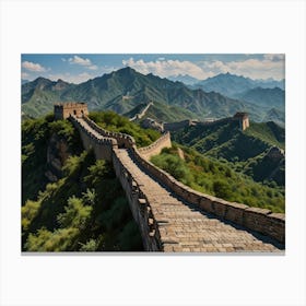 Great Wall Of China Canvas Print