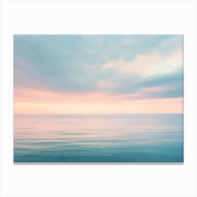 Sunset Over The Ocean 4 Canvas Print