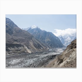 Glacier Valley In Pakistan Canvas Print