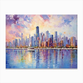Chicago Skyline 12 Canvas Print