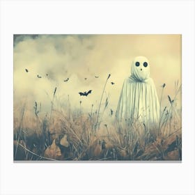 Ghost In The Field 3 Canvas Print