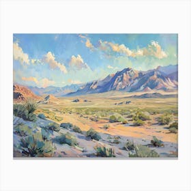 Western Landscapes Mojave Desert Nevada 1 Canvas Print