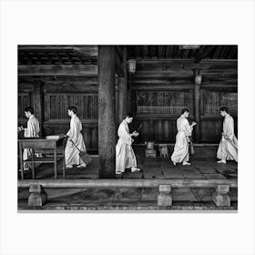 In The Sweeping Of The Temple Tokio Canvas Print