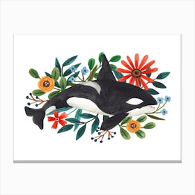 Orca Canvas Print