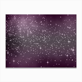 Lavendarhaze Shining Star Background Canvas Print