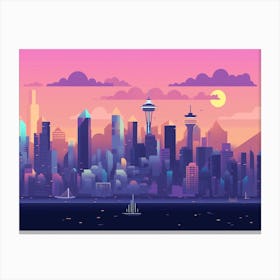 Vancouver Skyline Canvas Print