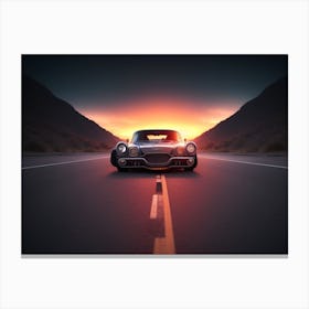 Rock Car Canvas Print