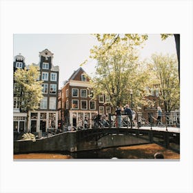 Amsterdam In Spring Canvas Print