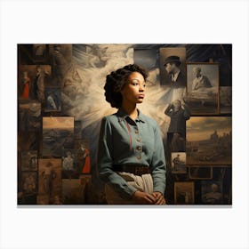 Portrait Of A Woman Canvas Print