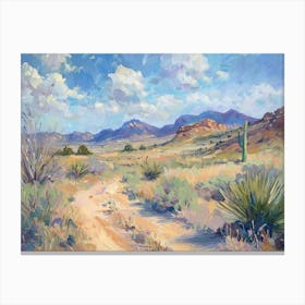 Western Landscapes Chihuahuan Desert Texas 3 Canvas Print