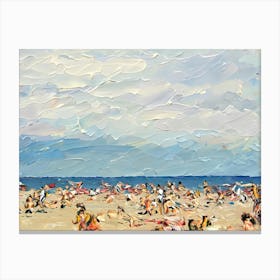 Day At The Beach 1 Canvas Print