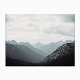 Wide Open Mountain Scenery Canvas Print