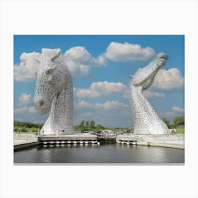 The Kelpies Falkirk 11541 Canvas Print